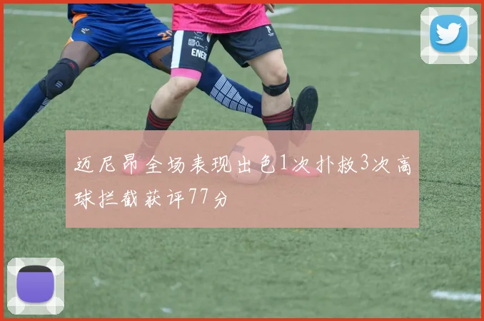 迈尼昂全场表现出色1次扑救3次高球拦截获评77分